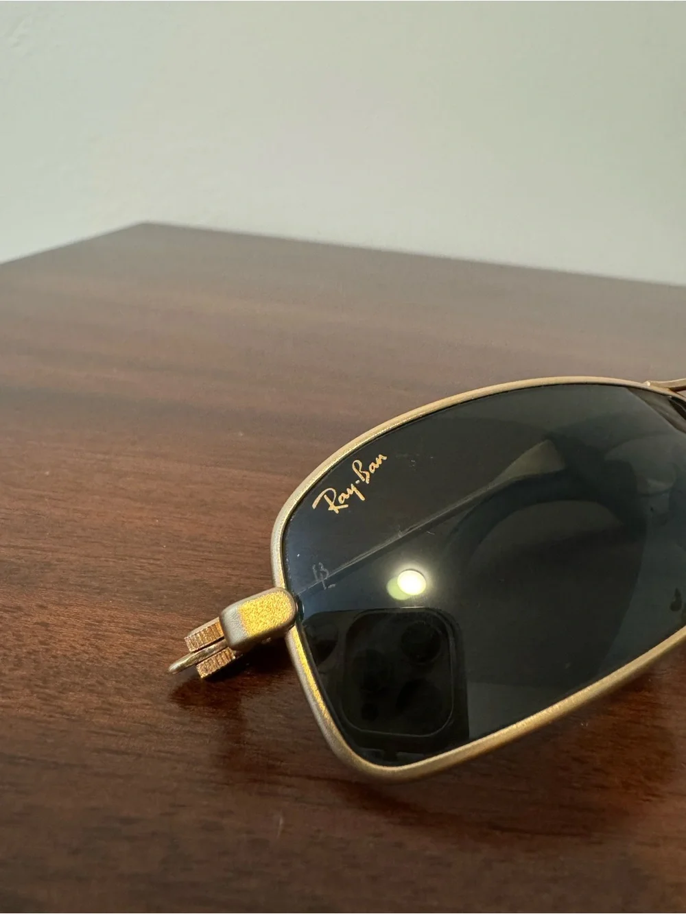 Vintage Ray-Ban by Bausch & Lomb Gold G15 Axis Orb Sunglasses - Never Worn